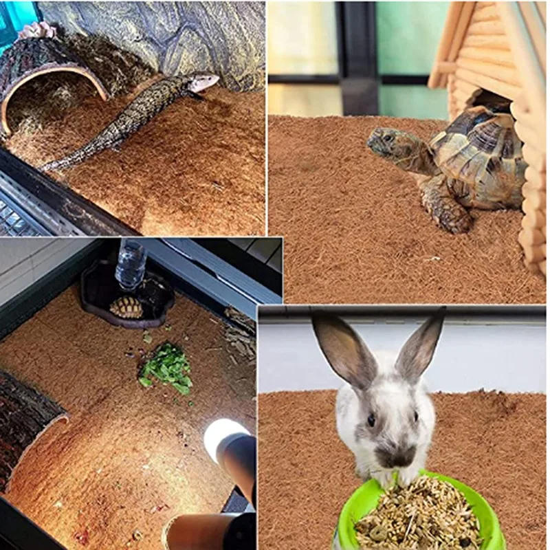 Description Picture 3 of itemPlant Fiber Roll Natural Reptile Carpet Mat Reptile Bedding Supplies Insulation Flowerpot Basket Coconut Coir Liner Sheet Coco