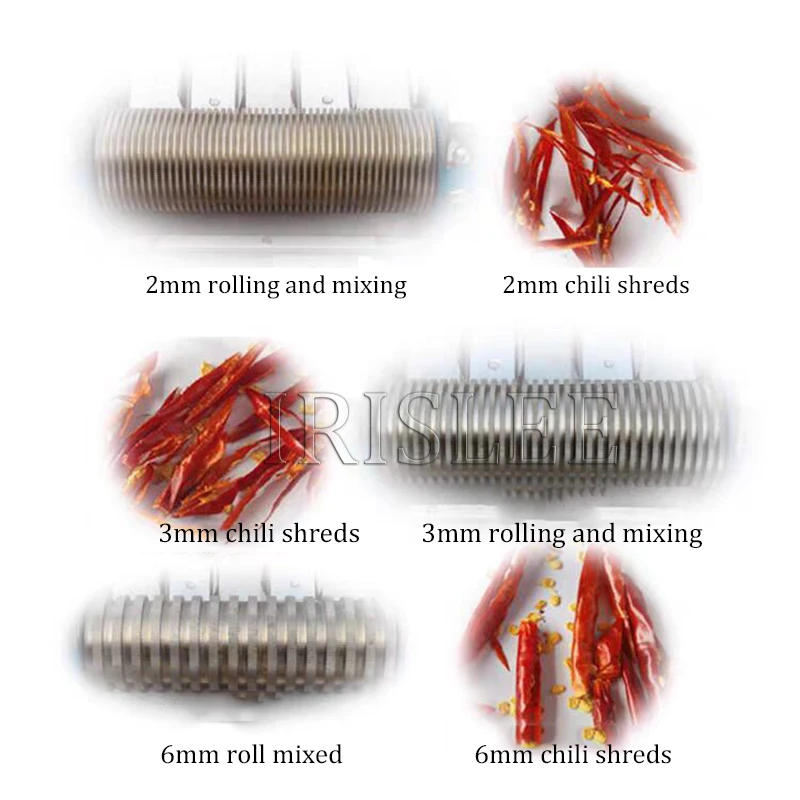 Description Picture 6 of itemElectric 220V Dried Red Chili Cutting Machine Hot Red Dry Pepper Cutter Dry Chili Shredder Machine For Sale