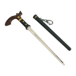Doss Judgment Cane Sword Weapon Model Alloy Toy Sheath Sword Keychain Ornament Living Room Decoration  Home Accessories