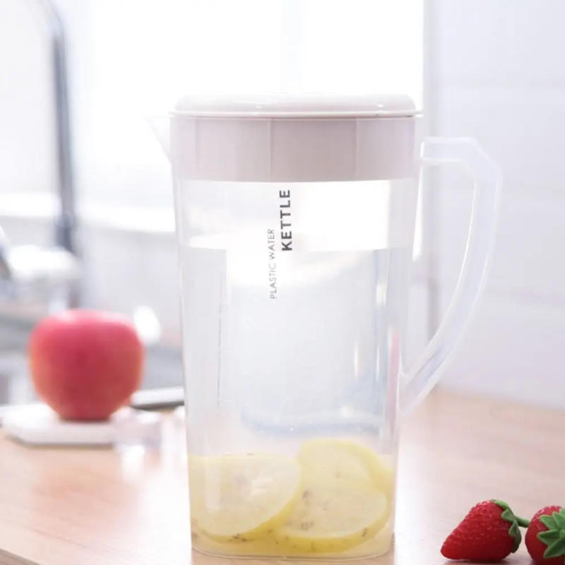 Description Picture 6 of item1.3/2.2/3L Cold Water Kettle Home Heat Resistant Fall-resistant Pitcher Plastic High Capacity Juice Jug for Summer Milk Tea Shop
