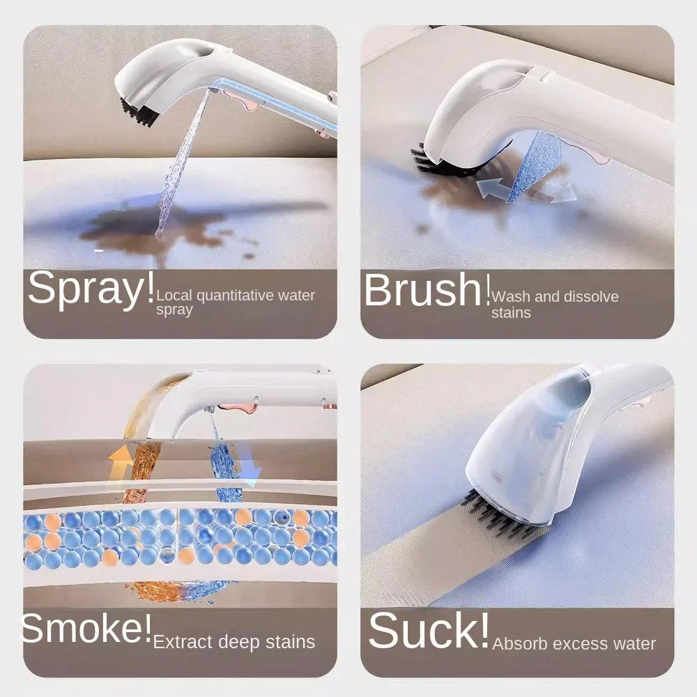 Description Picture 4 of itemUwant Fabric Sofa Cleaning Spray Suction Non-disassembly Carpet Cleaning Machine Household Appliances 12000pa Robot Vacuum