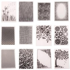 Scrapbook Material Plastic Flower Leaves Embossing Folders For Cards Making Tools New 2023 Template Mold Stamp Stencils Supplies