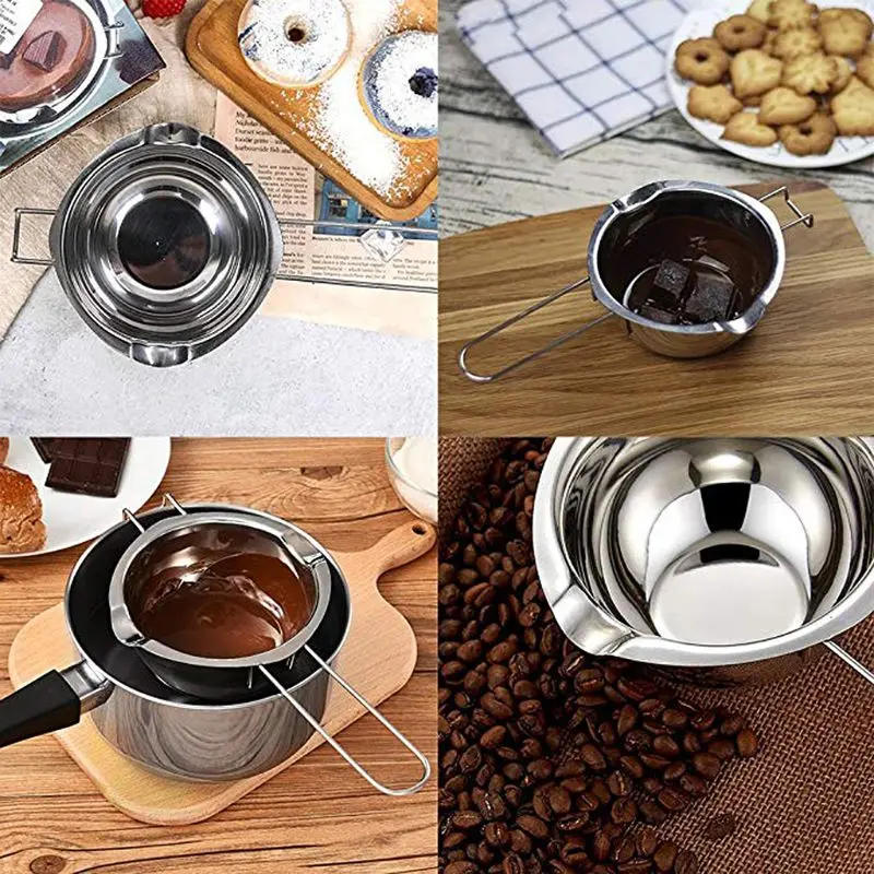 Description Picture 6 of itemNon-stick Long Handle Wax Melting Pot Stainless Steel Pot DIY Scented Candle Soap Chocolate Butter Handmade Soap Tool