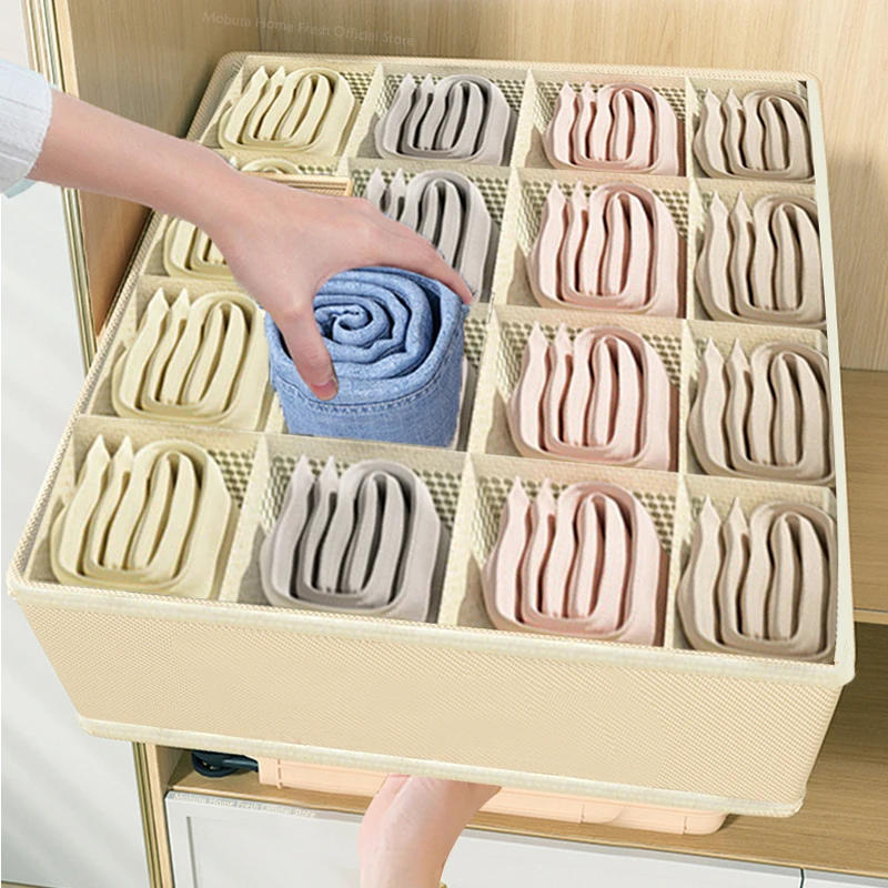 Description Picture 5 of itemNEW Underwear Organizer Clothes Storage Box Wardrobe Closet Organizers Foldable Drawer Boxes Home Organization Storage Bedroom