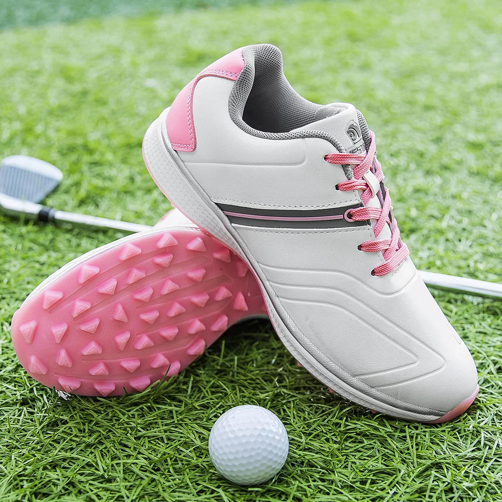 Description Picture 5 of itemWomen Waterproof Golf Female Shoes Professional Lightweight Golfer Footwear Outdoor Golfing Sport Trainers Athletic Sneakers