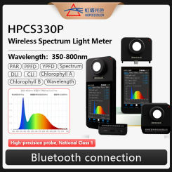 350-800nm PAR Light PPFD Meter Spectrum CCT CRI Flicker Test Flicker Meter for LED Light HPCS-310P HPCS330P hopoocolor