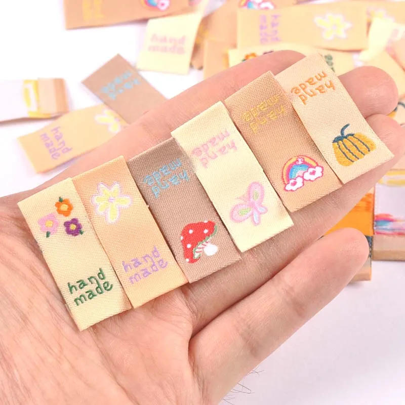 Description Picture 4 of item50pcs Lovely Butterfly/Rainbow Pattern Embroidery Labels Garment Sewing Accessories Clothes Bag Shoe Tags Crafts Supplies C3367