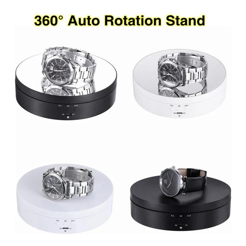 Description Picture 2 of itemMotorised Rotating Mirror Display Stand,360 Degree Turntable, Jewellery Holder,USB Power Supply, Rotating Shooting, Three Speeds