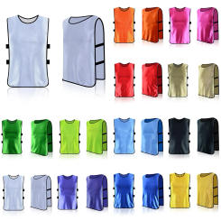 Football Training Vest Jerseys 1pcs BIBS Vests Child Cricket Football Soccer Sports Training Equipment 13 Colors