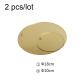 Gold 2pcs circle