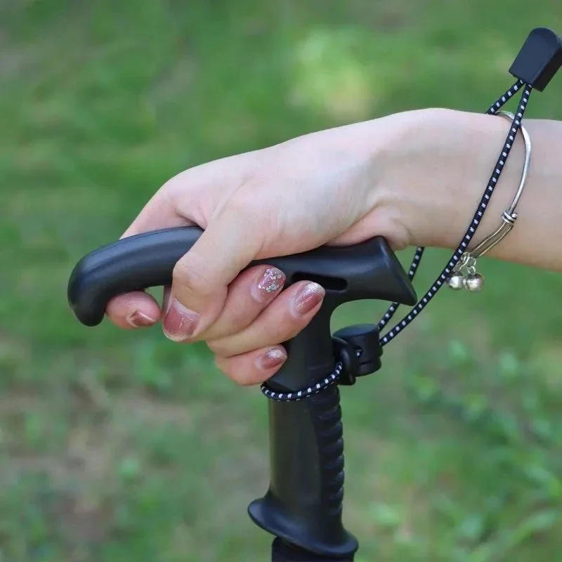 Description Picture 5 of itemBackpack Rope Buckle Securing Fixing Hiking Stick Walking Pole Elastic Cord for Mountaineering Backpack Climbing Accessories