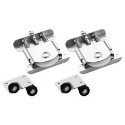 Sliding Wardrobe Door Pulley Roller Metal Patio Window Pulleys Glass Rollers Wheel Chain Lock