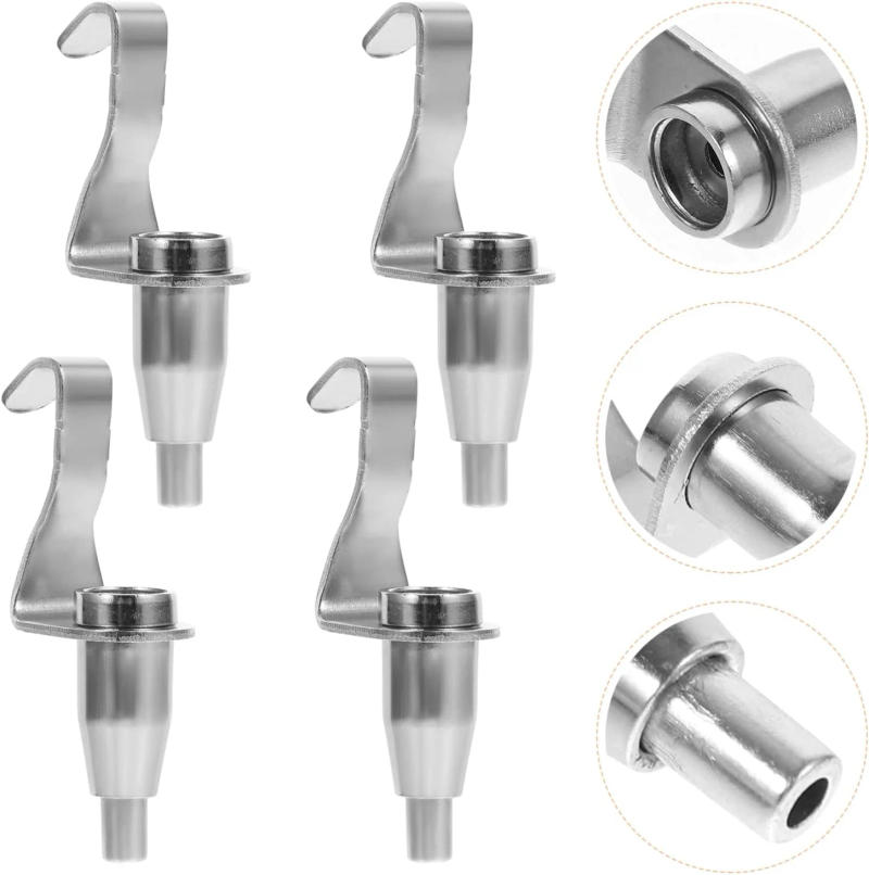 Description Picture 4 of item10 PCS Adjustable Picture Hangers, Art Display Gallery Frame Wire Rope Rail Hooks, 30 Kg Max Load Capacity, for 1-2MM Cable