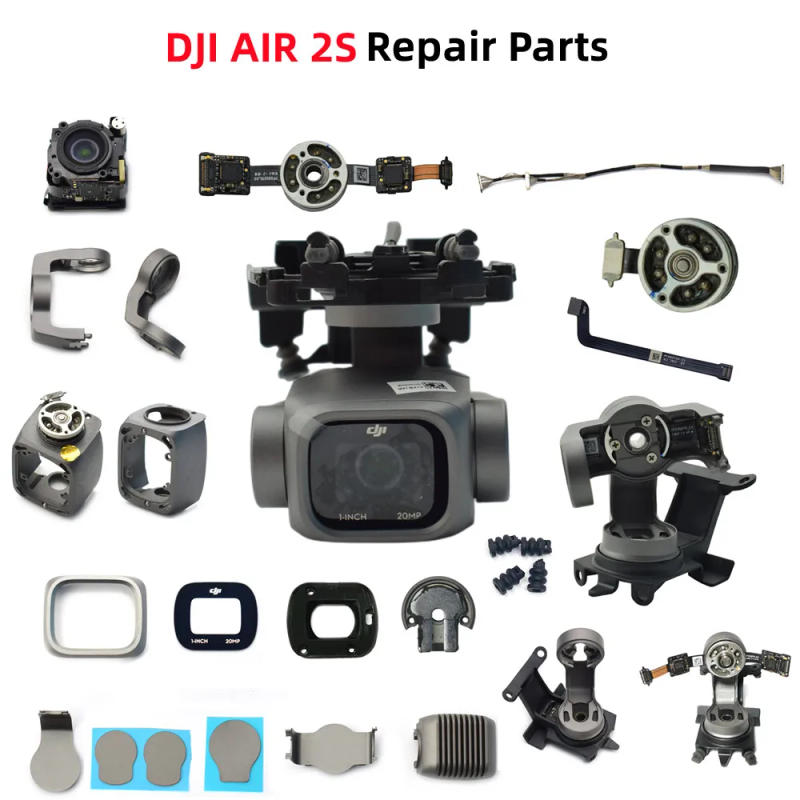 Description Picture 2 of itemOriginal Parts for DJI Air 2S Drone Gimbal Housing Camera Frame/Lens YR Arm Pitch Motor PTZ Cover Braket Signal Cable Flat Line