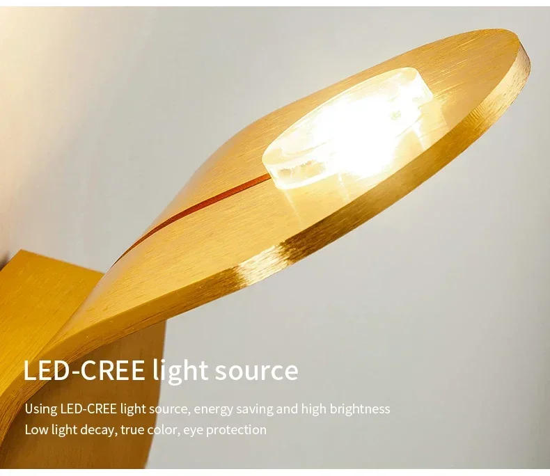 Description Picture 5 of itemNew Designer Aluminum Wire  Wall Lamp Bedside Bedroom Aisle Drawing Process RGB Remote Control Function Indoor Atmosphere Lights