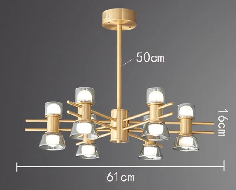 Description Picture 5 of itemItalian style minimalist living room pendant light Nordic luxury modern home decoration LED light dining room indoor lighting