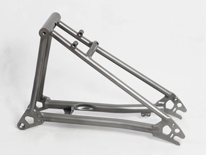 Description Picture 4 of itemTitanium P Line Folding Bike Rear Frame, C Brake, 112mm, Triangle