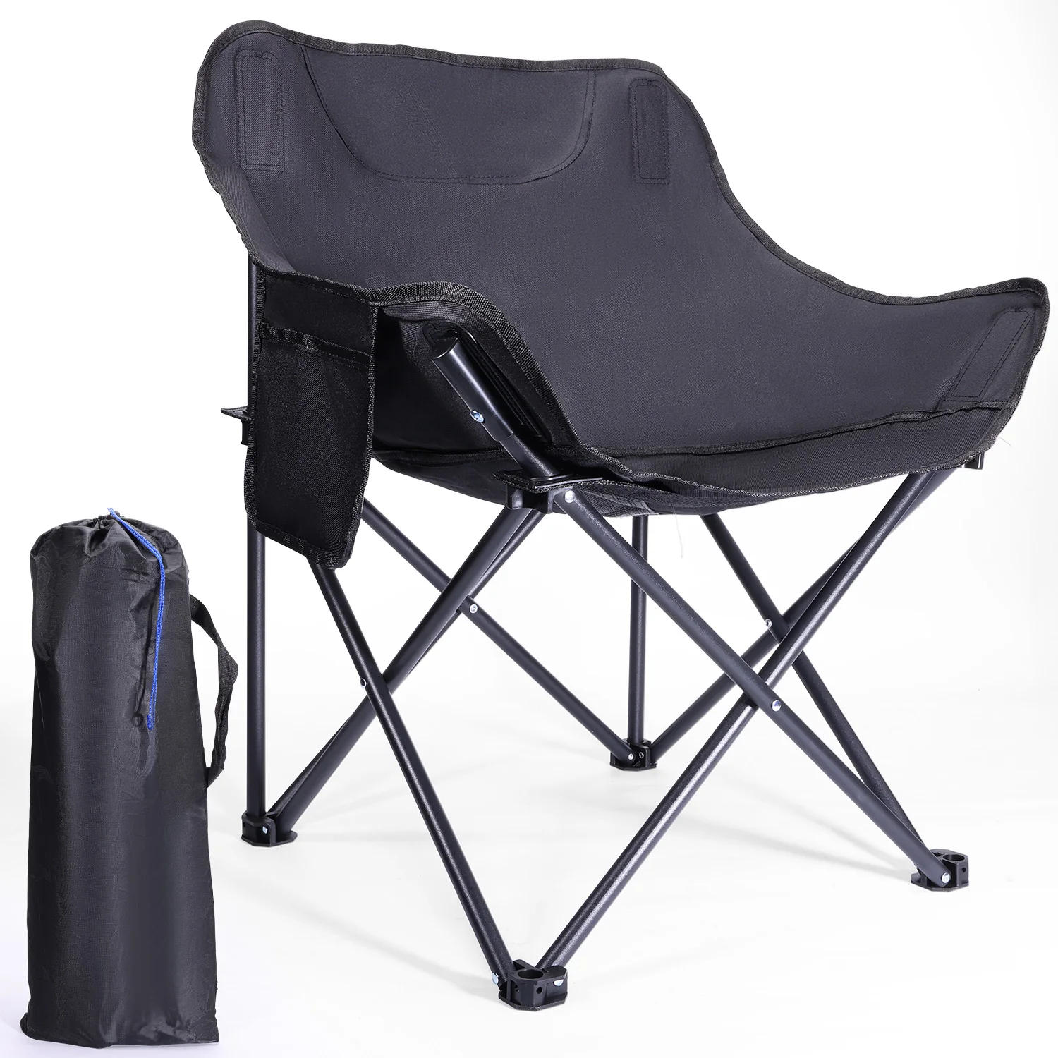 Description Picture 3 of itemSougayilang Portable Folding Camping Chair Fishing Leisure Hiking Picnic Seat Tools Outdoor Camping Fishing Travel Chair Pesca