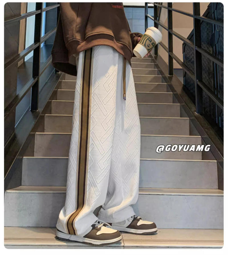 Description Picture 2 of itemWASSUP Loose Casual For Men's Spring And Autumn Season New Trendy Brand Instagram Pi Shuai Straight Tube Pants, Floor Sweeping