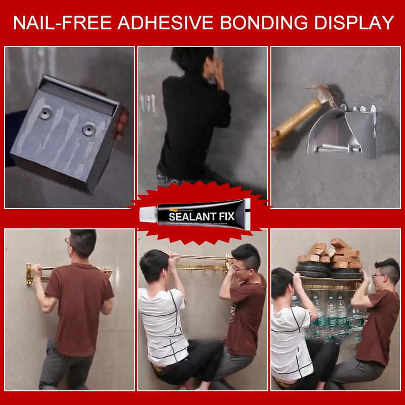 Description Picture 4 of itemSuper Ultra-Strong Adhesive Glue Nail-Free Structure Sticky Glue For Wall Tile Hook Universal Quick-Drying Adhesive Fix Sealer