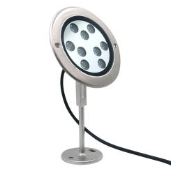 316L Stainless Steel DC10-30V Waterproof IP68 Led Underwater Light For Wharf Pool Swimming Pool Aquarium Underwater Applications