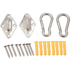 Heavy Duty Hammock Hanging Kit Eye Plates Ceiling Wall Mount Anchor Hooks Hanger For Hammock Swing Chair