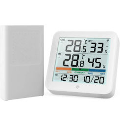 LCD Wireless Digital Thermometer Temperature instruments Electronic Temperature Gauge Weather Station Tester Indoor Outdoor