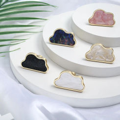 Handles Drawer Cabinet Furniture Kitchen Handles for Cabinet Knob Door Drawer Furniture Kitchen Knob Star Cloud Shape Shell
