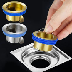 All-copper Floor Drain Core Floor Shower Drain Stopper Insectproof Anti-odor Deodorization Toilet Kitchen Bathroom Toilet Sewer