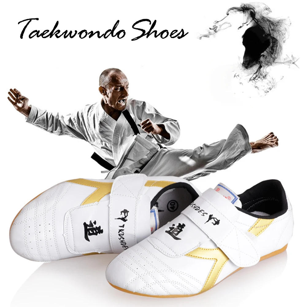 Description Picture 3 of itemBreathable White Taekwondo Shoes Kung Fu Shoes Wushu Taichi Karate Martial Arts Wrestling Fighting Sneakers