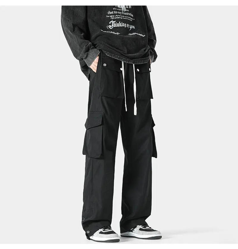 Description Picture 5 of itemFashion Men Cargo Pants Men Jogger Sweatpants Jogger Hip Hop Harajuku Harem Pants Men Woman Trousers New Streetwear