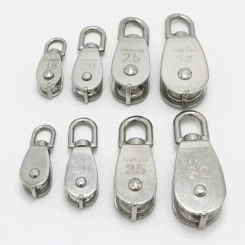 Stainless Steel Pulley Telescopic Sunshade Net Installation Parts Sun Shade Nets Accessories Movable Pulley