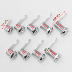 10/16/20/25mm Cam Lock for Door Cabinet Mailbox Drawer Cupboard with 2 Keys Hardware Accessory