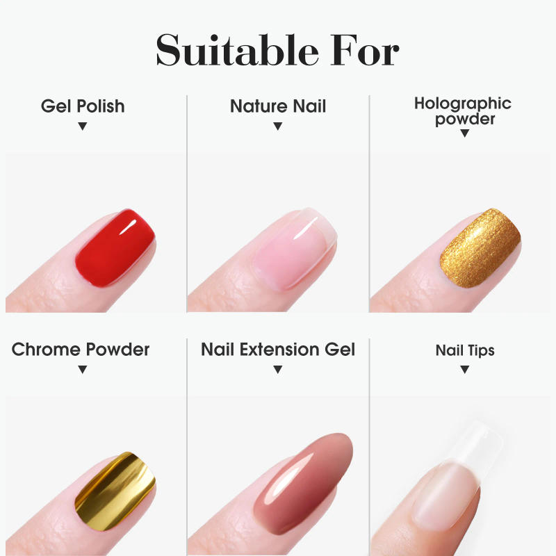 Description Picture 5 of itemCANNI 9ml HEMA FREE Primer Base Coat No-wipe Matt Topcoat Glossy Tempered UV LED Foundation Long Lasting Color Nail Gel Polish