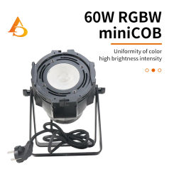 MINI Aluminum Alloy LED Par COB 60w RGBW  Lighting DMX512 Stage Light Concert DJ Home Entertainment