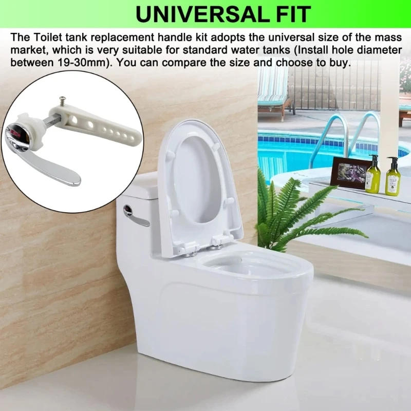 Description Picture 5 of itemUniversal Fit Metal Toilet Flush Lever WC-Cistern Repair Handle Rod Toilet-Tank Handle Replacement Toilet Wrench Tool Dropship