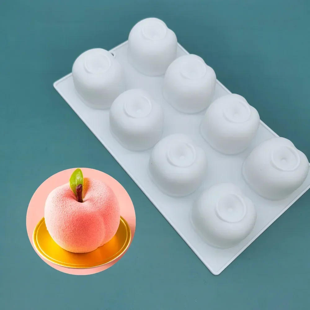 Description Picture 6 of item3D Lemon Shape Fruit Silicone Mold Brownies Cake Mousse Cake Moulds French Dessert Cake Decorating Tools Pastry Baking Tools