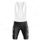 White bib shorts