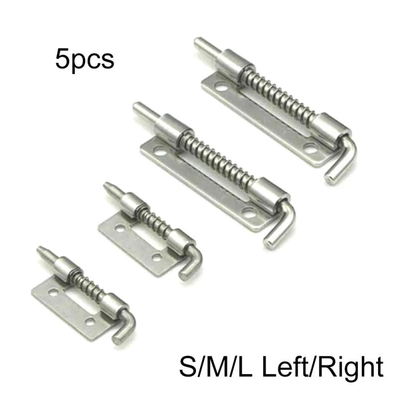 Description Picture 3 of item5pcs Spring Door Bolt Rebound Latch Metal Security Bolt Latch Spring Latches Cabinet Distribution Box Latches Hardware