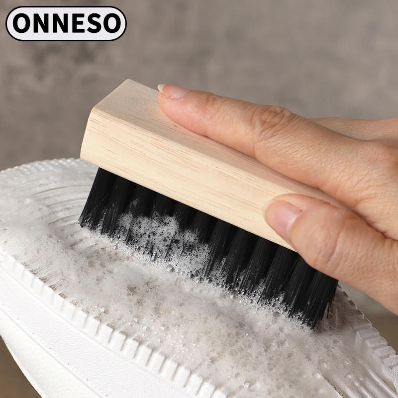 Description Picture 3 of itemWooden soft bristle brush, small shoe brush, does no harm to shoes, multi-functional cleaning brush