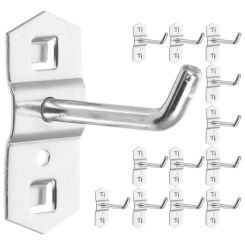 12 Pcs Pegboard Hook Hooks Office Desk Accessories for Home Tool Hanging Metal Storage