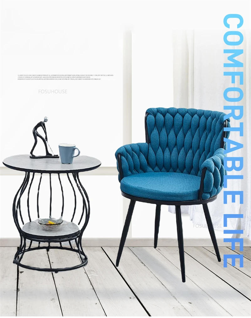 Description Picture 4 of itemModern Simple Woven Garden Furniture Sets Nordic Leisure Balcony Tables and Chairs Set Outdoor Furniture Garden and Terrace Sets