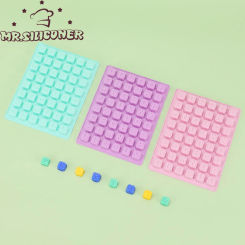 Silicone Cake Mold 26 English Alphabet Letters Chocolate Ice Cube Candy Maker Tray Pan Handmade Diy Decorating Tools Mould