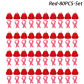Red 80 Pcs