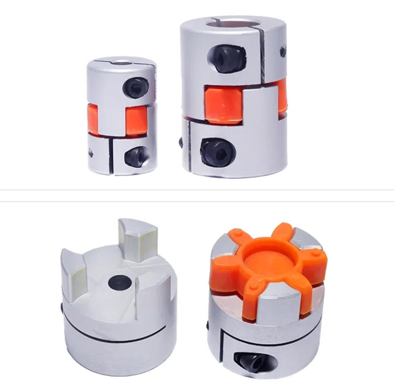 Description Picture 5 of itemON SALE D105L140 Aluminum Shaft Coupler Jaw Plum Spider Clamping Type CNC Motor Encoder Coupling 20mm to 60mm For Dividing Table