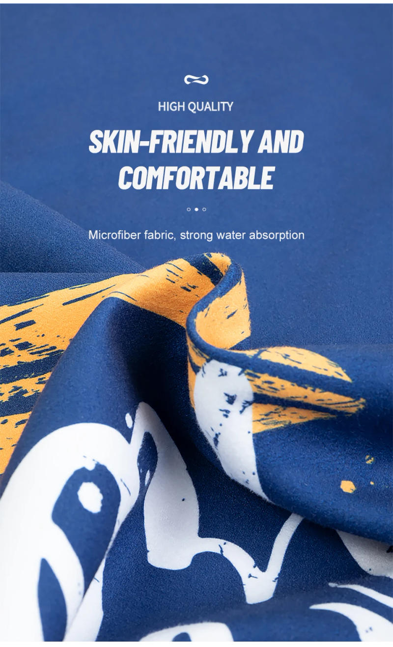 Description Picture 6 of itemCOPOZZ Surf Poncho Changing Towel Adult Beach Blanket Wetsuit Changing Robe For Surfing Swim Quick-Dry Microfiber Hooded Robe