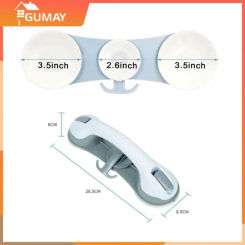 40kg-110kg Bathroom Suction Cup Shower Handle Safety Anti Slip Handrail Support Bar For Elderly Bath Shower Accessories Grab Bar