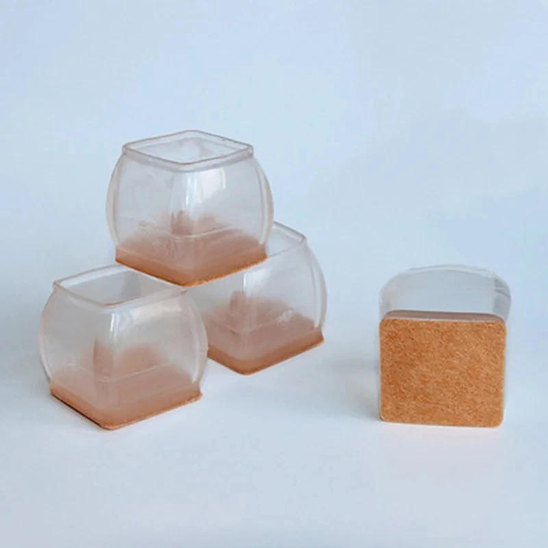 Description Picture 2 of itemTransparent chair legs Floor protectors Non-Slip Silicone feet Pads Protector patas silla For furniture Table Legs Sock Cover