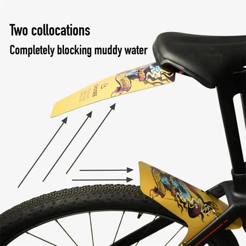 Description Picture 3 of itemPlastic Mudguard Mountain Road Bicycle Bicycle Parts MTB Bike Fender Front/Rear Bike Fender Bicycle Fenders Mudguard Fenders