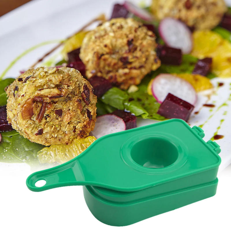 Description Picture 4 of itemBanana Patacones Mould Banana Patacones Mould Plastic Kitchen Tostones Meatball Maker Mould Keuken Gadget Bakken Gebak  Mould